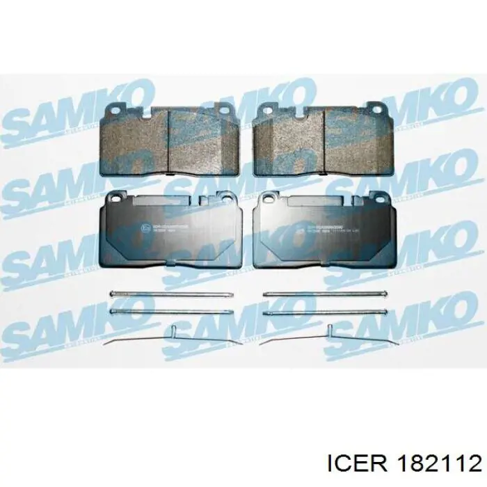 Гальмівні колодки Icer 182112 ціна, від 33.68 USD