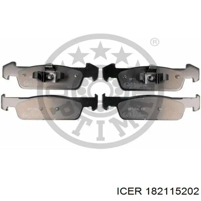 Гальмівні колодки Icer 182115202 ціна, від 20.52 USD