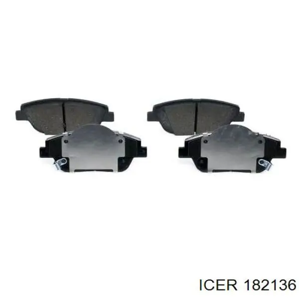 Тормозні колодки Icer 182136