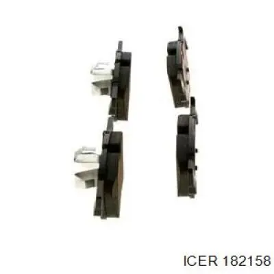 Передні тормозні колодки 182158 Icer