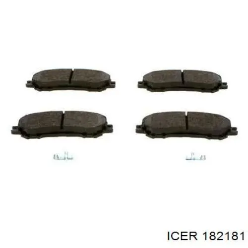 Тормозні колодки Icer 182181