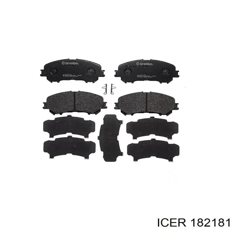 Гальмівні колодки Icer 182181 ціна, від 29.65 USD