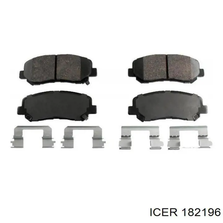 Гальмівні колодки Icer 182196 ціна, від 36.44 USD