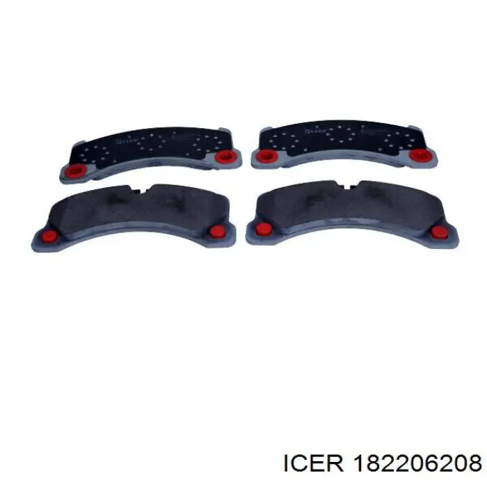 Передні тормозні колодки 182206208 Icer
