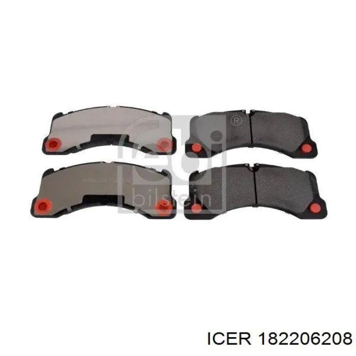 Гальмівні колодки Icer 182206208 ціна, від 93.02 USD