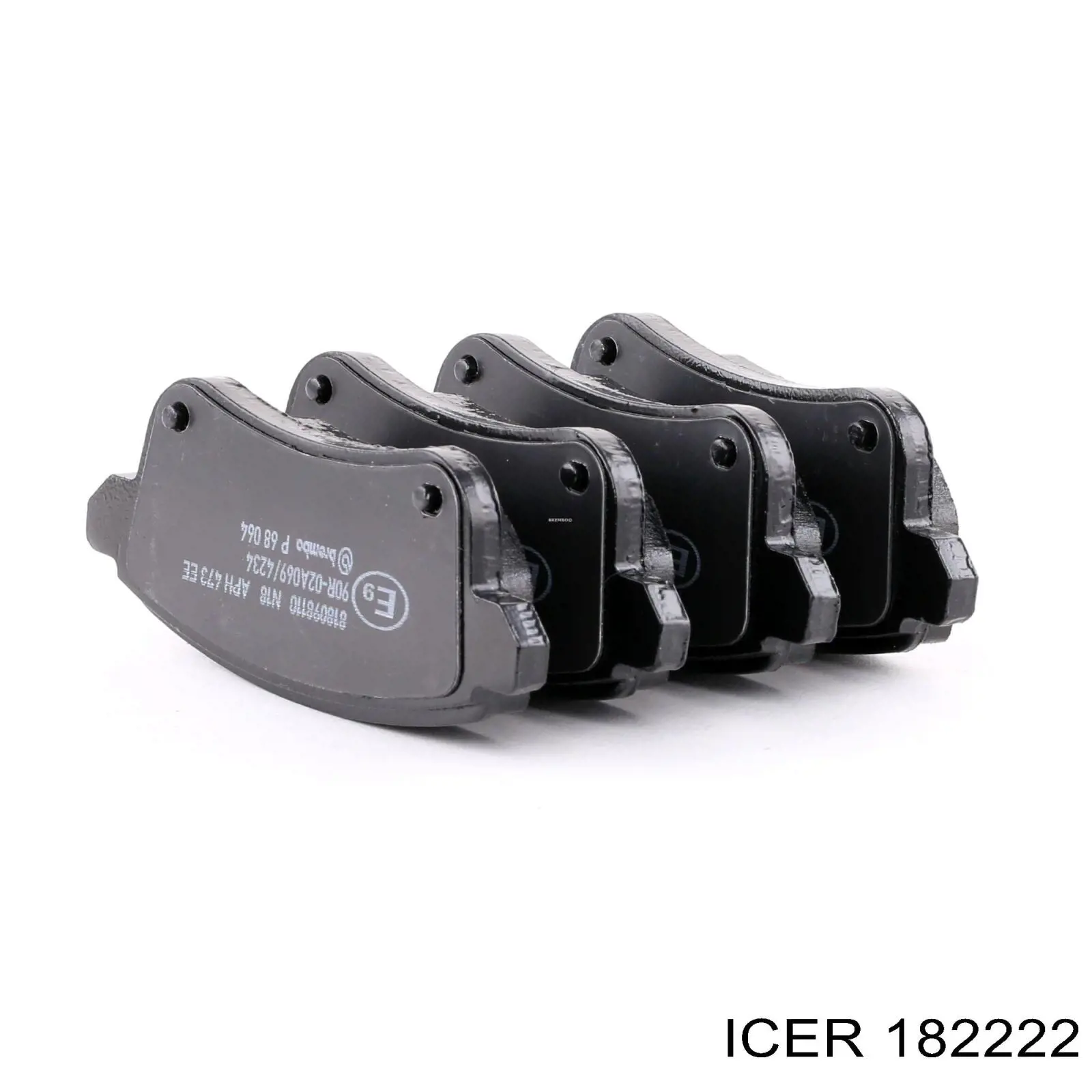 Задні гальмівні колодки Icer 182222 ціна, від 29.45 USD