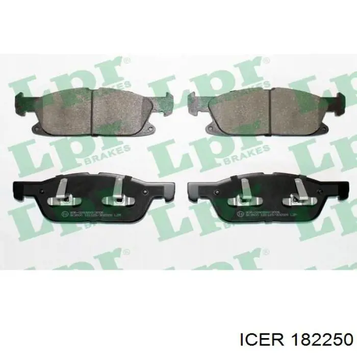 Гальмівні колодки Icer 182250 ціна, від 41.75 USD