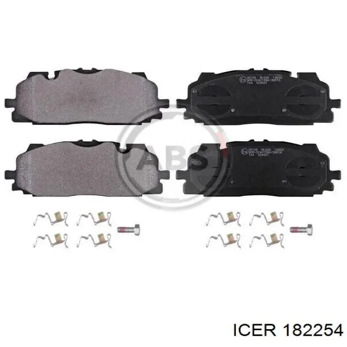 Гальмівні колодки Icer 182254 ціна, від 47.55 USD