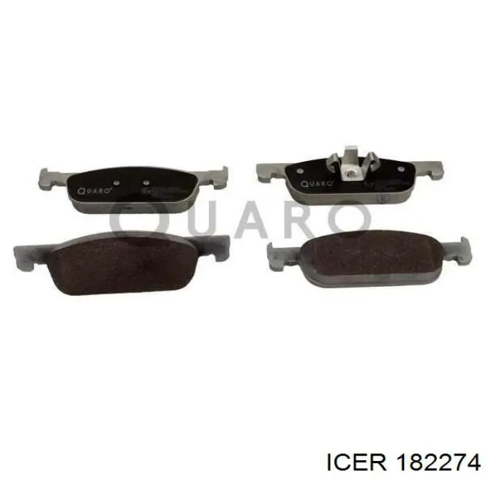 Гальмівні колодки Icer 182274 ціна, від 26.66 USD