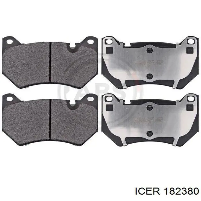 Гальмівні колодки Icer 182380 ціна, від 39.10 USD