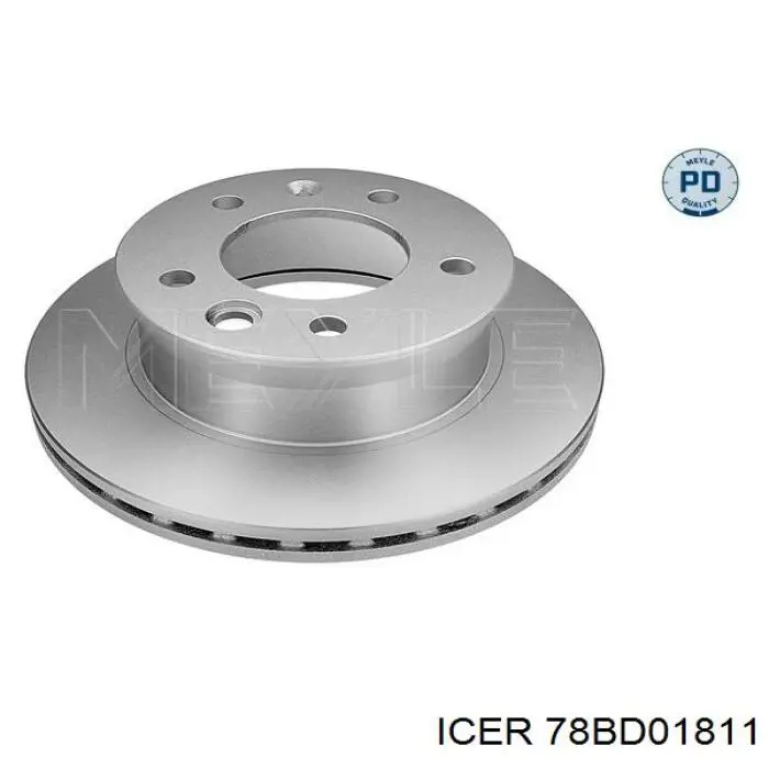 78BD01811 Icer Гальмо дискове переднє