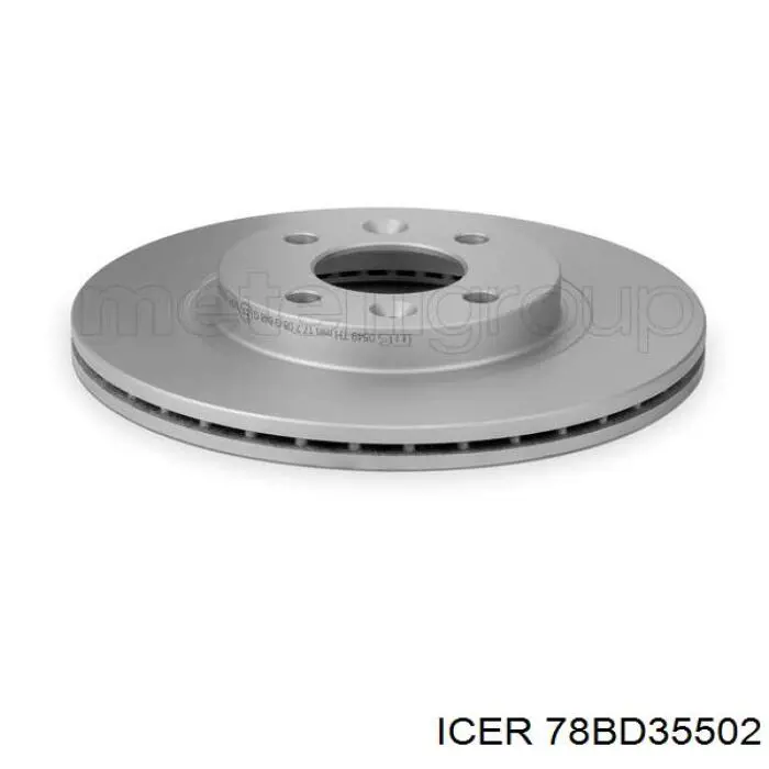 Гальмівні диски передні 78BD35502 Icer