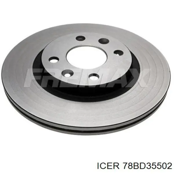 Диск гальмівний передній Icer 78BD35502