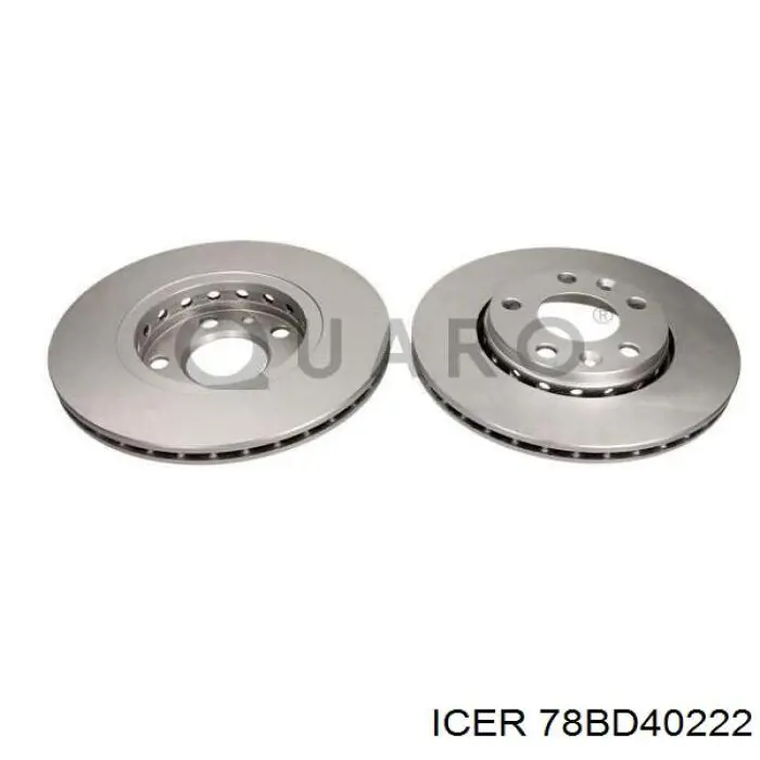 78BD40222 Icer Гальмо дискове переднє