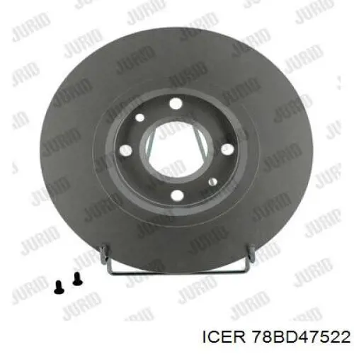 78BD47522 Icer Гальмо дискове переднє