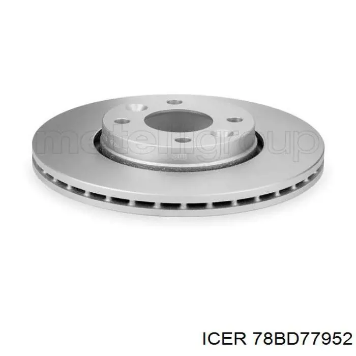 Диск переднього гальма Icer 78BD77952 ціна, від 28.97 USD