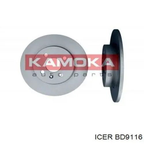 Задні дискові гальма Icer BD9116 ціна, від 26.20 USD