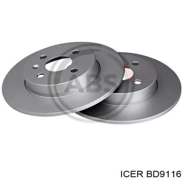 BD9116 Icer диск гальмівний задній