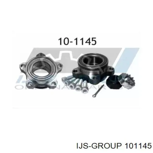 Підшипник маточини передньої 101145 IJS Group