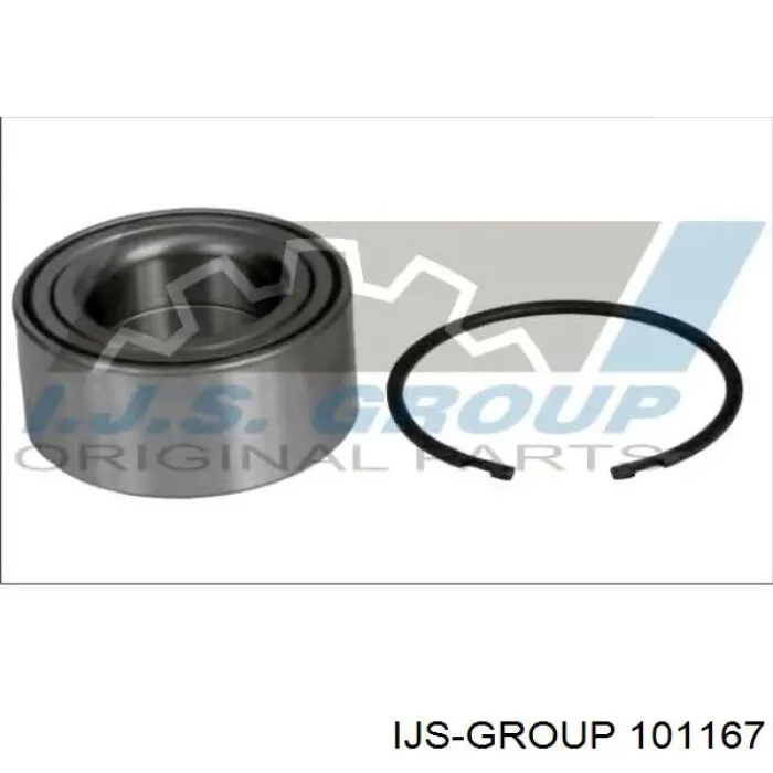 Комплект підшипник маточини передньої IJS Group 101167 ціна, від 15.43 USD