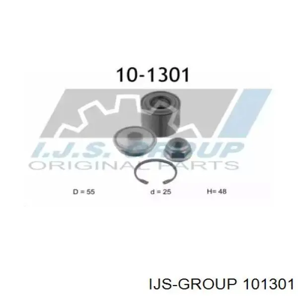 101301 IJS Group підшипник маточини задньої