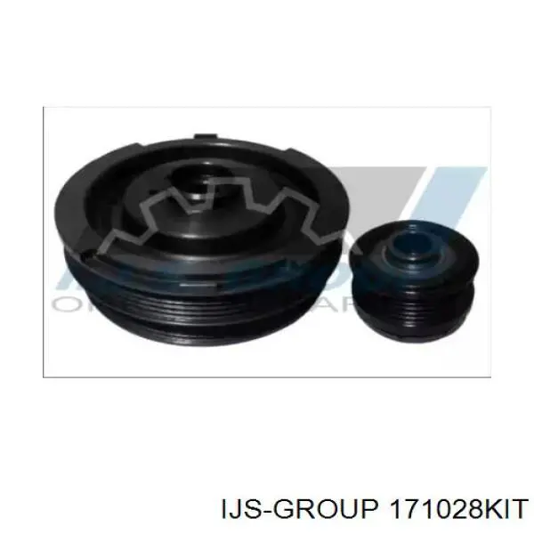 Шків колінвала (демпфер ) IJS Group 171028KIT ціна, від 105.26 USD