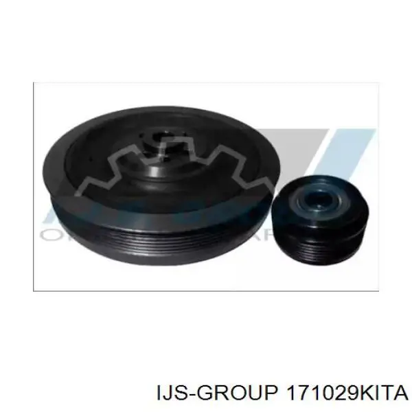 Шків колінвала (демпфер ) IJS Group 171029KITA ціна, від 111.84 USD