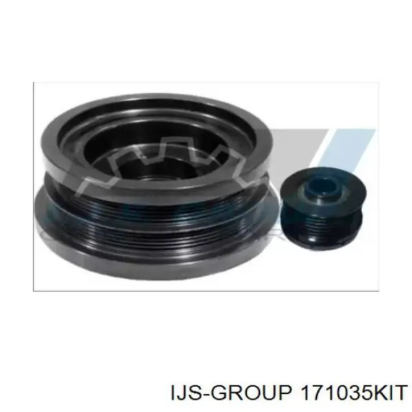 Купити 171035KIT IJS Group Шків колінчастого вала