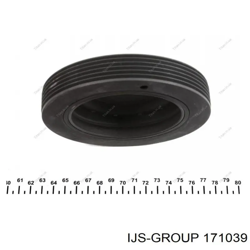 Демпферний шків колінвала IJS Group 171039