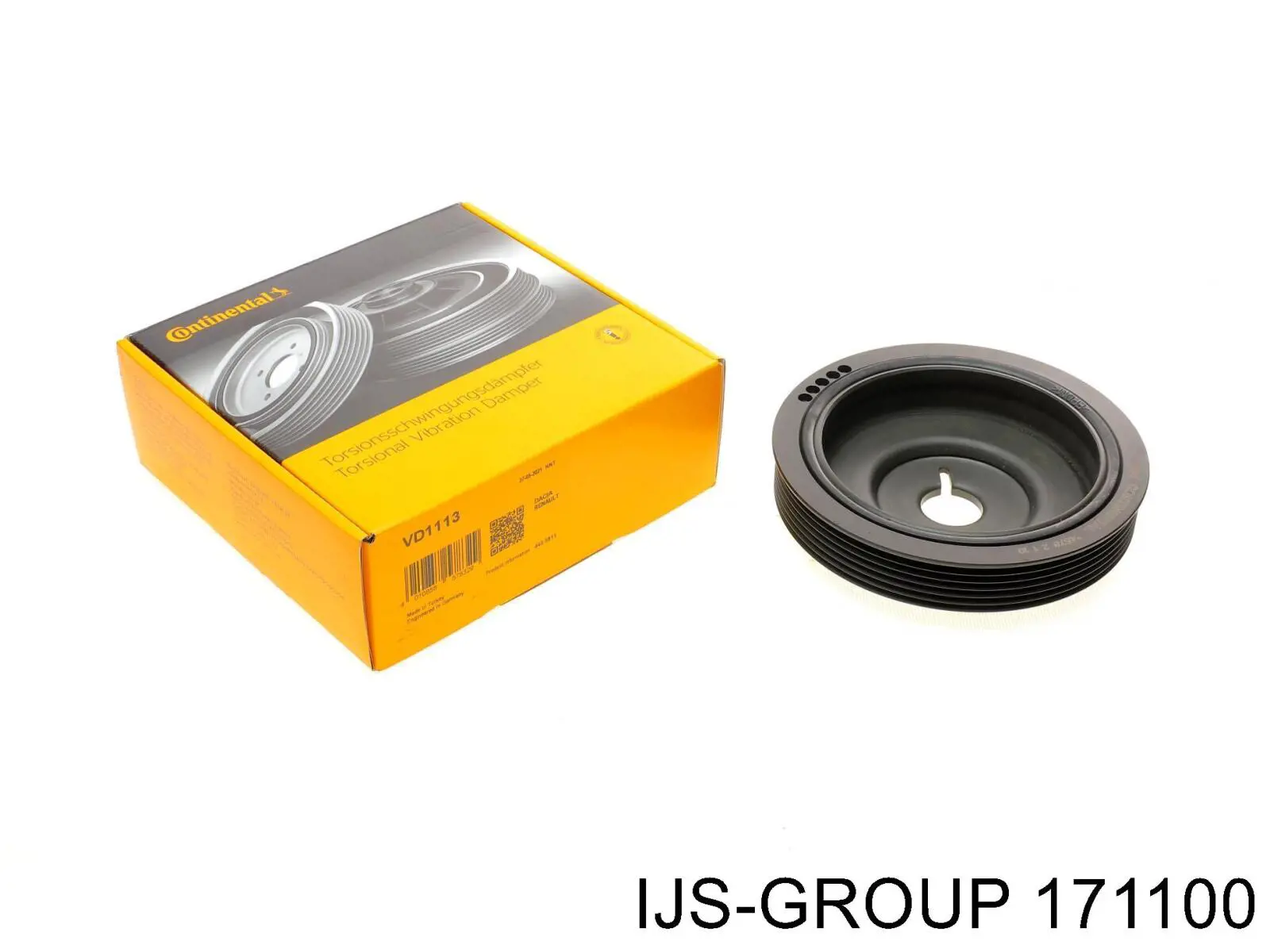Демпферний шків колінвала IJS Group 171100