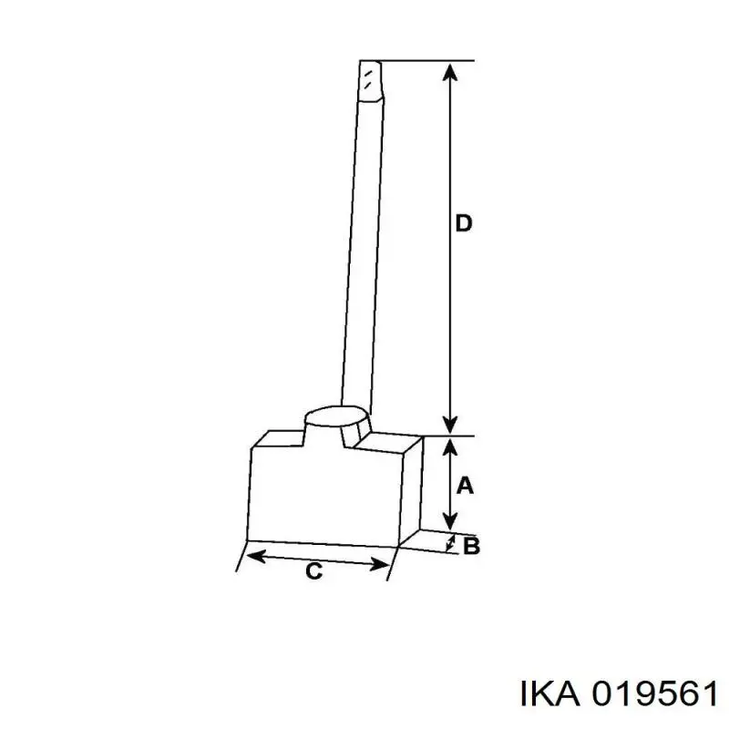 Щітка стартера Cargo 140568 ціна, від 2.40 USD
