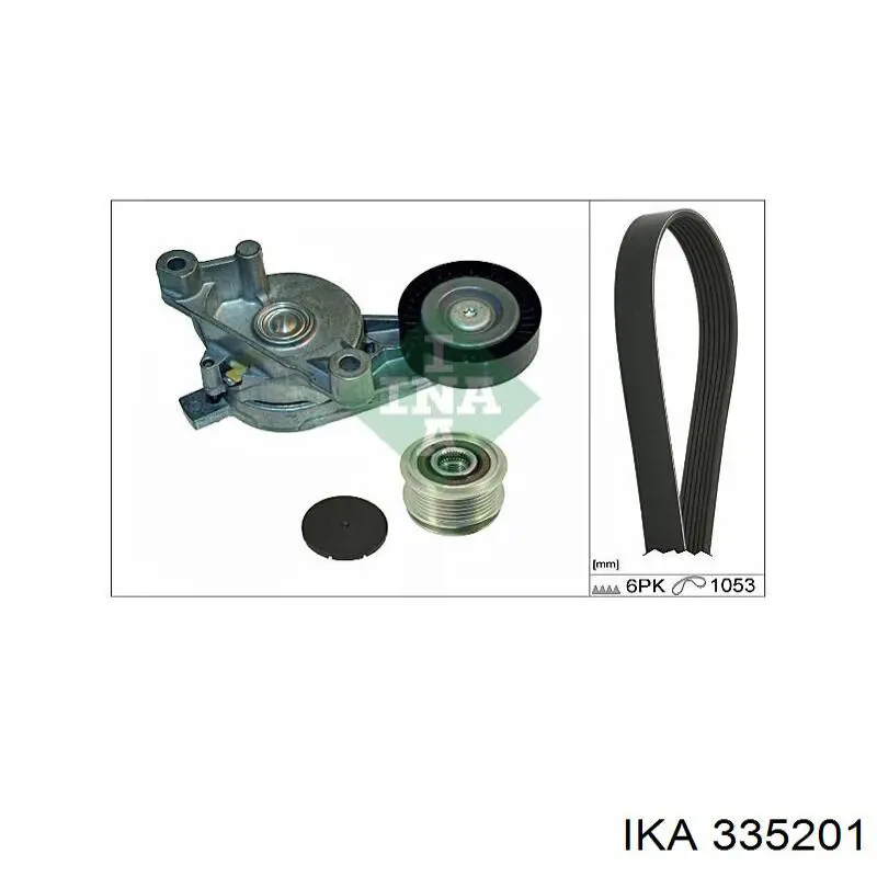 Купити 335201 IKA Шків генератора
