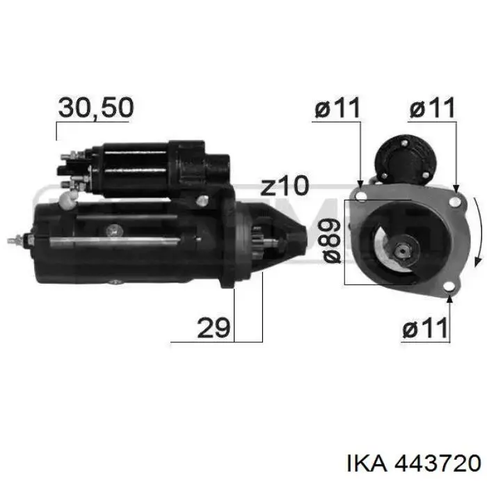Втулка стартера InA-For INF090024 ціна, від 0.56 USD