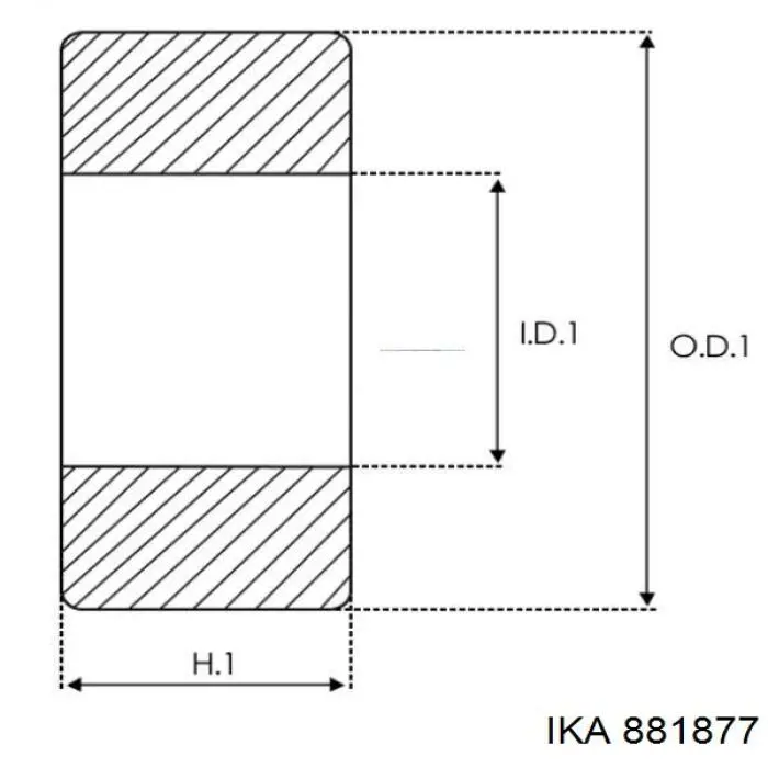 Купити 881877 IKA Підшипник стартера