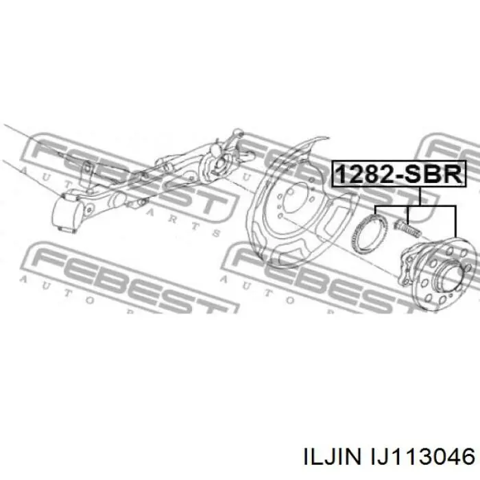Маточини задніх коліс Iljin IJ113046 ціна, від 49.29 USD
