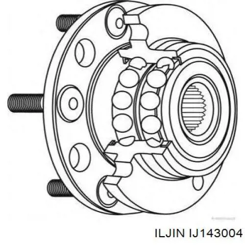 Маточина задня IJ143004 Iljin