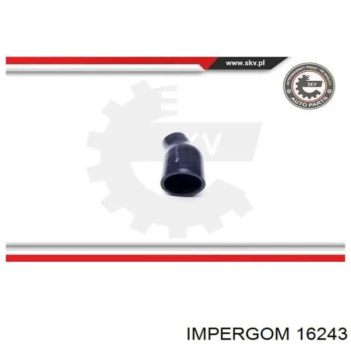 Шланг/патрубок интеркуллера Impergom 16243 ціна, від 14.06 USD