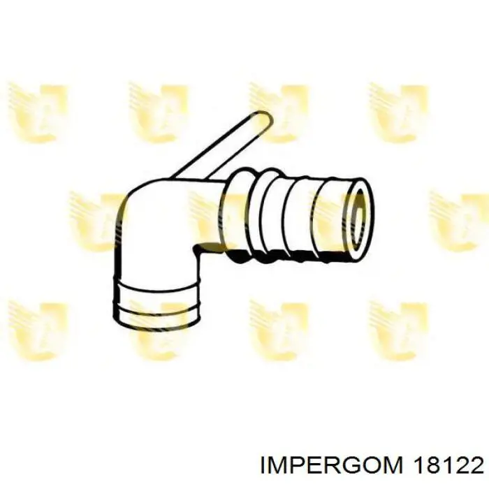 18122 Impergom патрубок вентиляції картера, масловіддільника