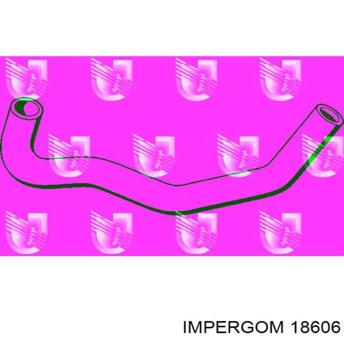 Шланг розширювального бачка, нижній 18606 Impergom