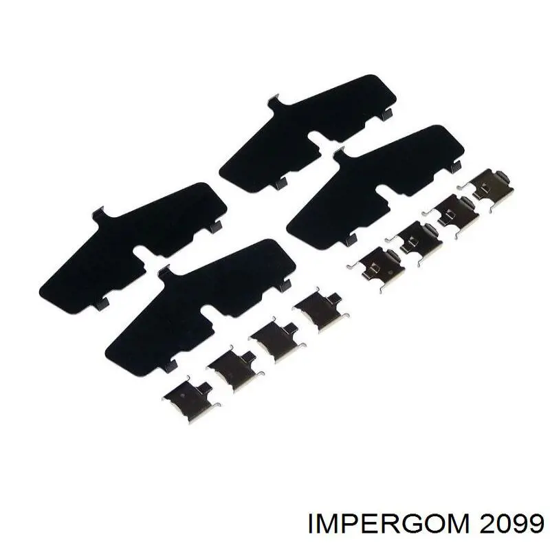 2099 Impergom сайлентблок заднього поздовжнього важеля, передній