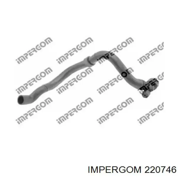 220746 Impergom Шланг/патрубок радіатора охолодження, нижній
