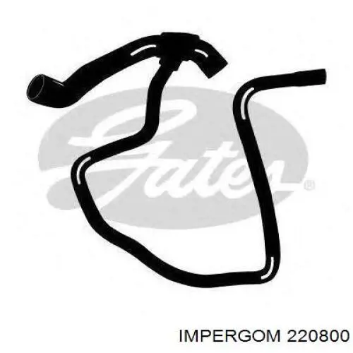 Купити 1336430 Opel Шланг/патрубок радіатора охолодження, верхній