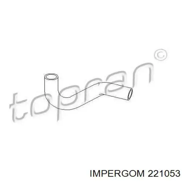 Шланг розширювального бачка, верхній Impergom 221053 ціна, від 3.21 USD