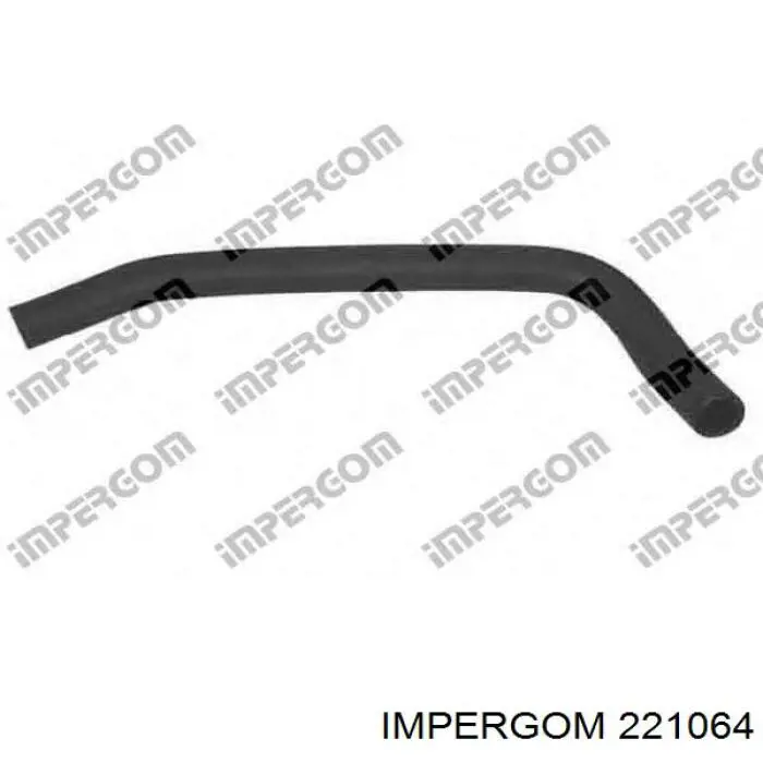 Шланг радіатора опалювача/пічки, обратка Impergom 221064 ціна, від 8.44 USD