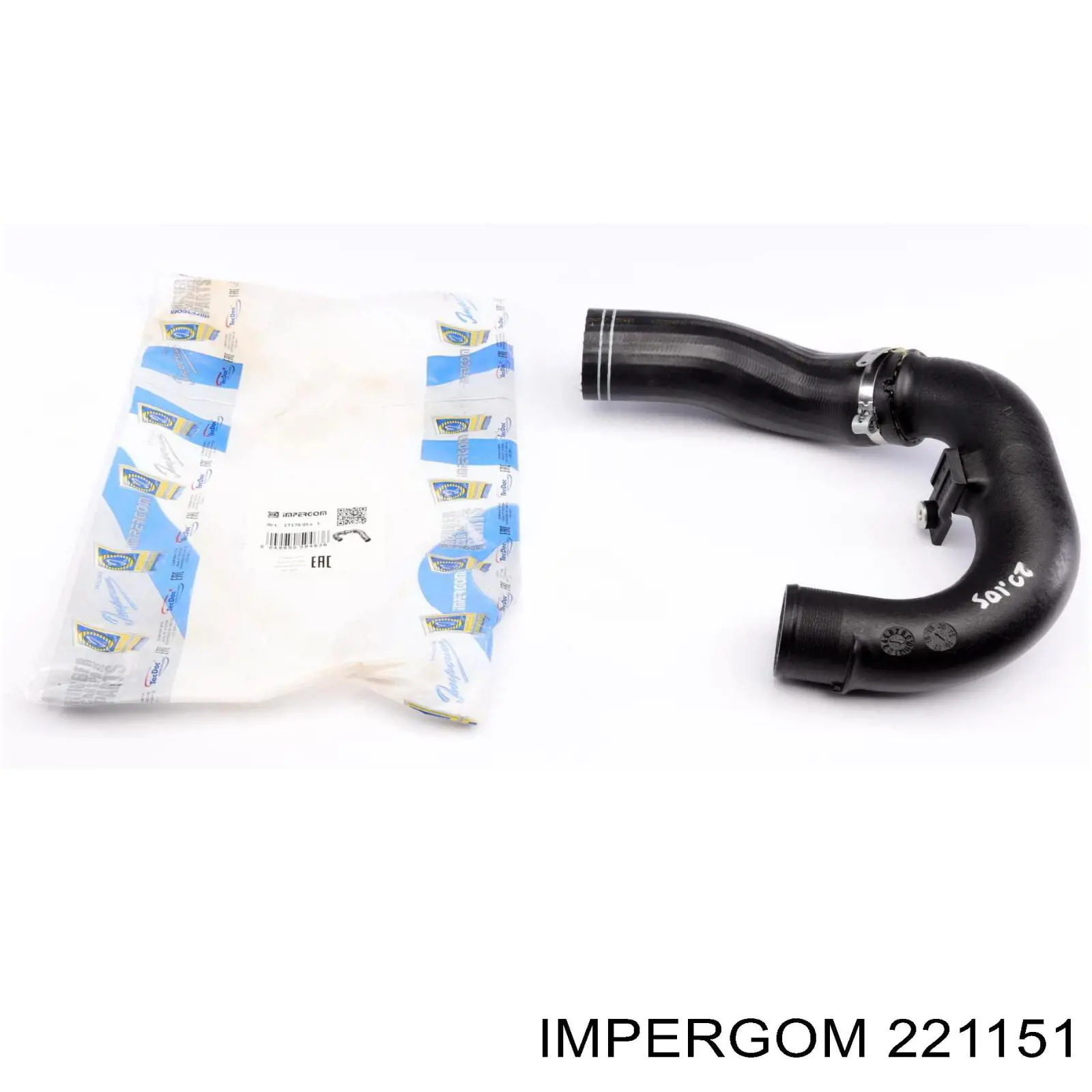 Купити 221151 Impergom Патрубок повітряний, вихід з турбіни (наддув)