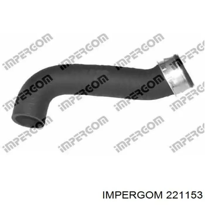 221153 Impergom шланг/патрубок інтеркулера, нижній