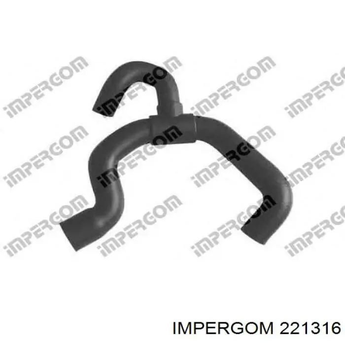 Купити 221316 Impergom Шланг/патрубок радіатора охолодження, верхній