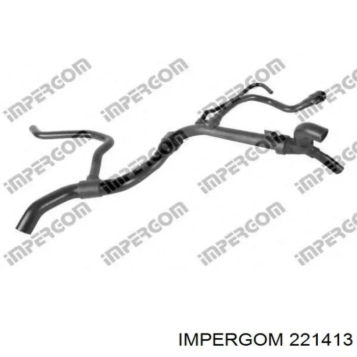 Шланг радіатора опалювача/пічки, обратка Impergom 221413 ціна, від 5.62 USD