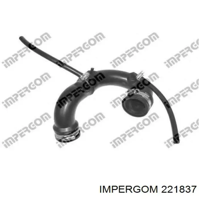 Шланг/патрубок интеркуллера 221837 Impergom