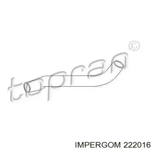 Купити 222016 Impergom Шланг/патрубок радіатора охолодження, нижній
